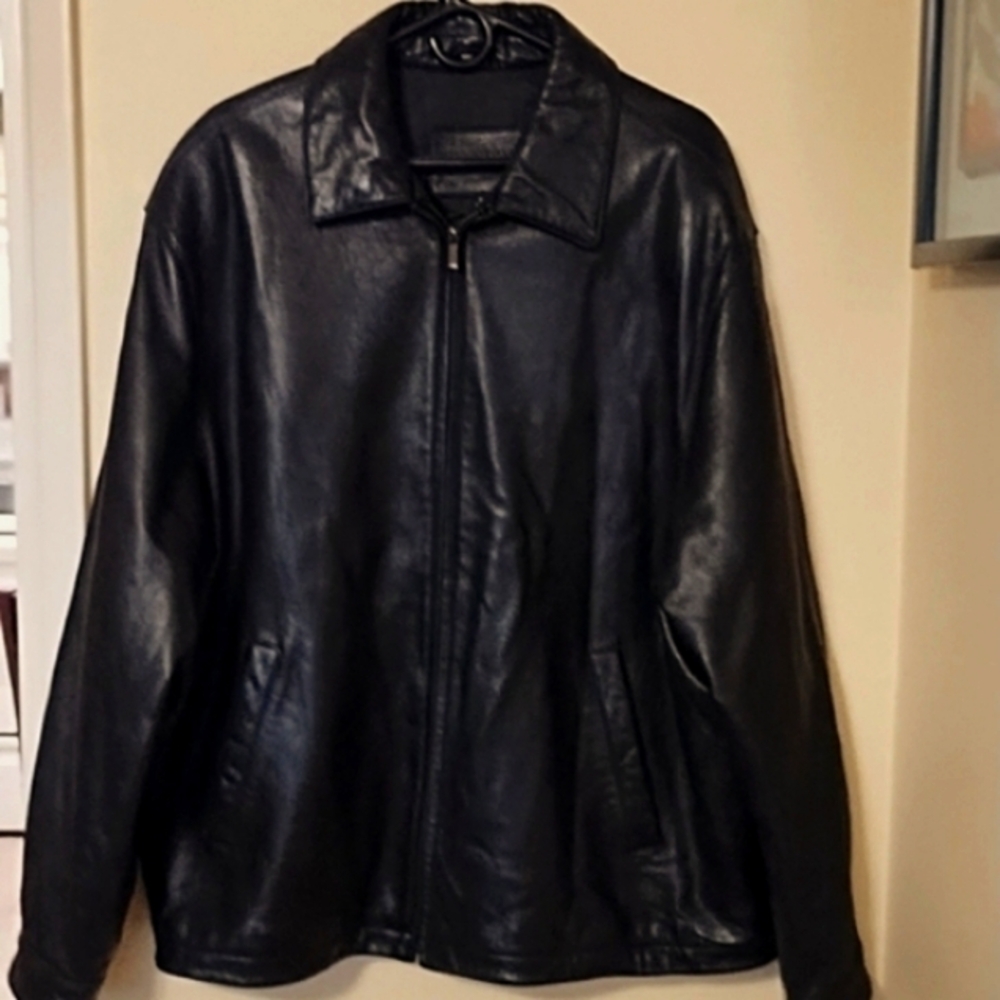 BRANDINI, MEAN JACKET, 100% LAMB LEATHER.